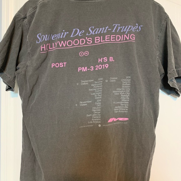 post malone 2019 tour shirt merch - Picture 2 of 3